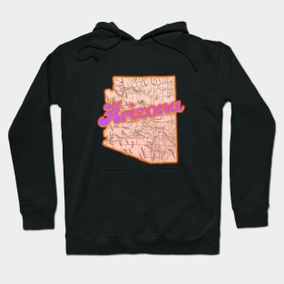 Arizona Map Hoodie